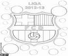 Barca, FC Barcelona, španělská fotbalová liga 2012-2013 mistr