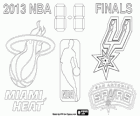 2013 NBA Finále. Miami Heat vs San Antonio Spurs