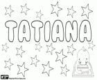 Tatiana, slovanské jméno latinského původu, odvozené od Tatianus, Tatius
