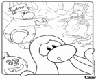 Halloween party v Club Penguin