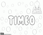 Timeo, jméno řeckého původu. Odvozenina z Timotheos, jeho význam je poctěn, Bůh