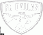Logo FC Dallas, profesionální fotbalový tým v Texasu, Spojené státy americké
