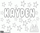 Kayden, varianta jména jako Cade a Kaden