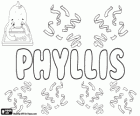 Phyllis, jméno řeckého původu. Odvozen od postava z řecké mytologie