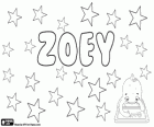 Zoey, jméno řeckého původu. Varianta Zoe, jeho význam je život