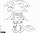 Dot Starlight od Lalaloopsy s její pet, pták