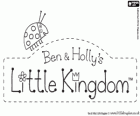 Logo Malé království Bena a Holly. Původní logo v angličtině Ben and Holly’s Little Kingdom