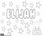 Elijah, jméno hebrejského původu. Jméno biblického proroka Eliáše. Jeho význam je, že je můj Bůh Yahweh