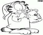 Garfield a Pooky jsou připraveni jít do režimu spánku