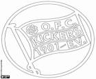 Odznak Kickers Offenbach, německý fotbalový od města Offenbach am Main, Hesensko