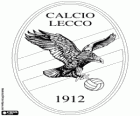 Emblém Calcio Lecco 1912, italský fotbalový klub z města Lecco, Lombardie