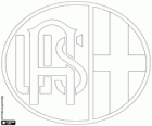 Logo US Alessandria Calcio 1912, fotbalový klub z Alessandria, město v regionu Piemont
