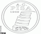 Logo AC Pisa 1909, fotbalový klub z města Pisa v Toskánsku