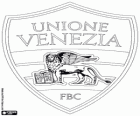 Odznak Foot Ball Club Unione Venezia. Fotbalový klub z Benátek, v oblasti Benátsko