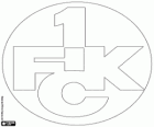 Logo 1. FC Kaiserslautern, fotbalový klub v Porýní-Falc, město Kaiserslautern