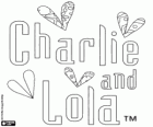Původní logo Charlie a Lola v angličtině, Charlie and Lola