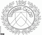 Udinese Calcio logo. Fotbalový klub z Udine, město Friuli-Venezia Giulia