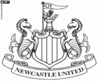 Logo Newcastle United FC. Fotbalový klub sídlící v Newcastle upon Tyne. Také známý jako The Magpies, The Toon a Geordies