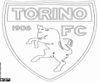 Emblém Torino FC. Fotbalový klub sídlící v Turíně, hlavní město regionu Piemont