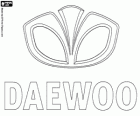 Logo Daewoo, auto značky z Jižní Koreje