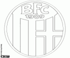 Odznak Bologna FC 1909. Fotbalový klub z Bologni, hlavní město regionu Emilia-Romagna