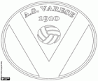 Logo z AS Varese 1910. Sportovní klub z Varese, město v Lombardii