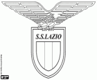 Odznak SS Lazio. Sportovní klub, sídlící v Římě, hlavním městě Lazio