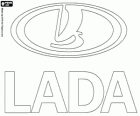 Logo Lada, značka automobilů vyráběných v Rusku