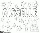 Gisselle, varianta Gisèle, Giselle a Gisela, mimo jiné