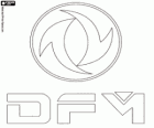 Logo DFM, Dongfeng Motor, výrobce automobilů, veřejná obchodní společnost z Číny