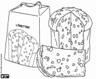 Panettone, tradiční vánoční dezert, původem z Milána, Itálie