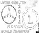 Lewis Hamilton, mistr světa F1 2014 s Mercedes
