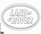 Logo Land Rover, britské značky automobilů 4 x 4, pohon všech kol