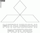 Logo Mitsubishi Motors, výrobce automobilů v Japonsku