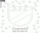 Danubio FC, vítěz první lize fotbalu v Uruguayi 2013-2014
