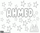 Ahmed, jméno arabského původu. Pochází z arabského kořene H M D, chvála