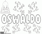 Oswaldo, jméno germánského původu. Varianta Osvald, Osvaldo a Oswald