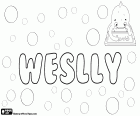 Weslly, jméno neznámého původu. Zdá se být variantou Wesley