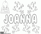 Joanna, jméno pro děvče v několika jazycích: angličtina, polština, nizozemské a finské. Joanna, varianta Johanna