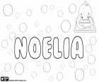 Noelia, ženské jméno francouzského původu. Noelia, ženský Noel, jeho význam je Vánoce. Noelia, varianta Noelle, Iveta a Noële