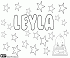 Leyla, varianta Leila, Laila a Layla mj. Leyla, jméno pro děvče, jeho význam je v noci krása