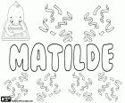 Matilde, ženské jméno germánského původu, odvozeno od Mahthildis. Matilde, jméno ve španělštině, portugalštině a italsky. Matilde, varianta Matylda, Matilda, Mathilde a Mathilda, mimo jiné