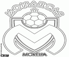 Logo klubu Atlético Monarcas Morelia, fotbalový klub z státu Michoacán, Mexiko