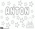 Anton, mužské křestní jméno latinského původu, odvozené od Antonia
