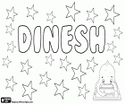 Dinesh, jméno s hinduistické a sanskrtského původu, jeho význam je Pán den. Dinesh, jméno pro kluka v Indii, Srí Lanku a Nepál