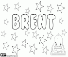 Brent, mužské jméno anglického původu. Brent, používá také jako zdrobnělina Brenton. Brent, anglické příjmení s několika možných původ