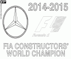 Tým Mercedes AMG Petronas vzorec One Team je šampion mistrovství světa konstruktérů Formule 1 2015. Německý tým Mercedes vyhrává mistrovství podruhé za sebou dobu, opakování titulu 2014. Scuderia ovladače jsou Nico Rosberg a Lewis Hamilton