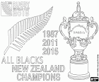 Nový Zéland národní tým ragby, All Blacks jsou mistři světa je ragby 2015 opakování titulu 2011. Nový Zéland hrál finále proti Austrálii a výsledkem byla 34-17. Hráč Dan Carter vybral muže zápasu za jeho poslední účasti All Blacks. Nový Zéland je první tři měřit vítěze mistrovství světa v ragby, Web Ellis Cup: 1987, 2011 a 2015