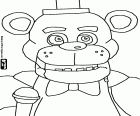 Freddy, robotické medvěd, postava z Five Nights at Freddy's, videohry teroru od Scott Cawthon. Dobrodružství se vyskytují během večerů v pizzerii Freddy Fazbear's Pizza a protagonisté jsou noční hlídač a nebezpečné robotická zvířata