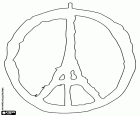 Symbol míru s Eiffelova věž se stala symbolem před teroristickými útoky, které došlo v noci z pátku 13 listopadu 2015 v různých veřejných místech v městě Paříži islámského státu. Symbol byl vytvořen francouzský grafický designér Jean Julien a se stal emblémem globální solidaritu s francouzským kapitálem